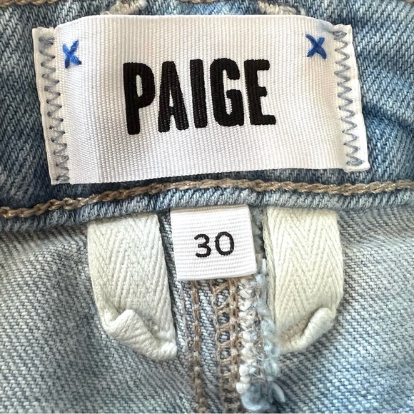 Paige NWT Vintage Collection Harper Wide Leg Light Wash Ankle Jeans Women’s 30 - Picture 14 of 14